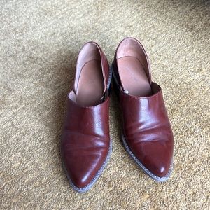 Universal Thread Women's Rylie Faux-Leather Heeled Open Booties Size 7.5